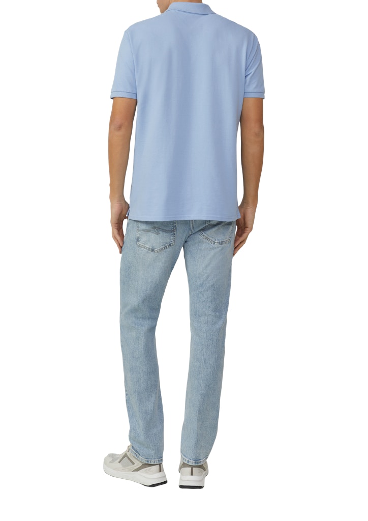 QS by S.Oliver Herren Polo-Shirts Blue