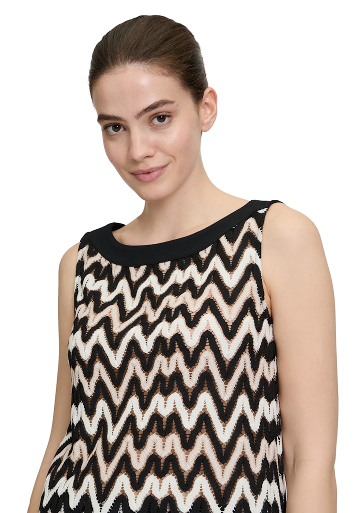 Betty & Co Damen T-Shirts Black/Brown