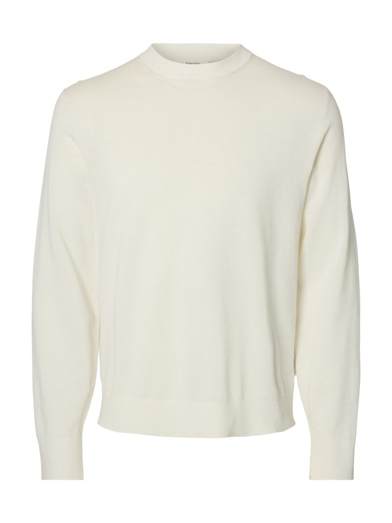 Selected homme Herren Pullover  Egret
