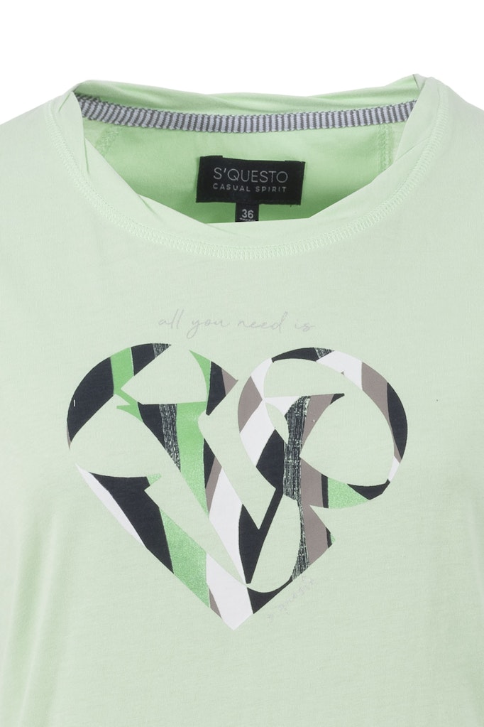 Soquesto Damen T-Shirts Hellmint