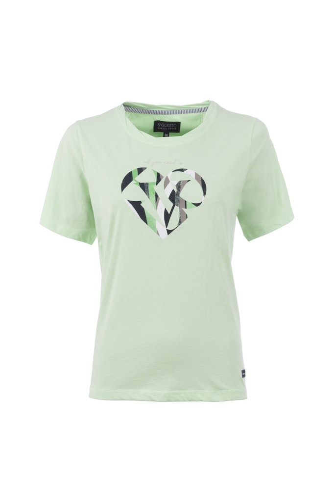 Soquesto Damen T-Shirts Hellmint