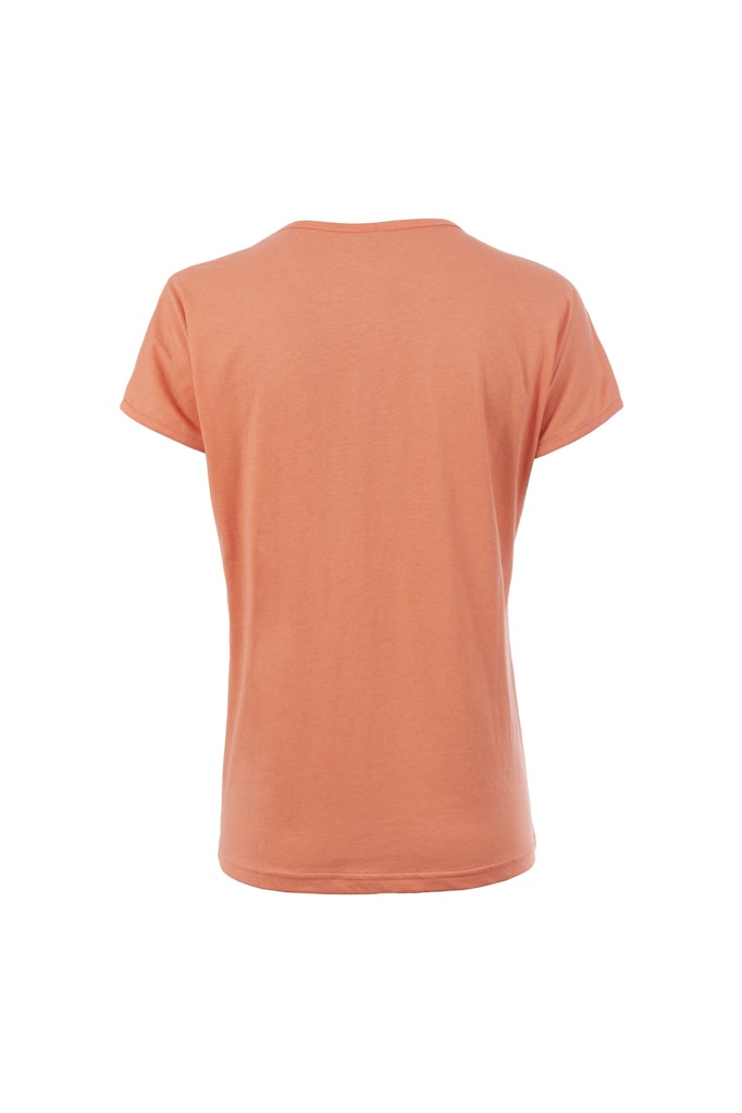 Soquesto Damen T-Shirts Blutorange