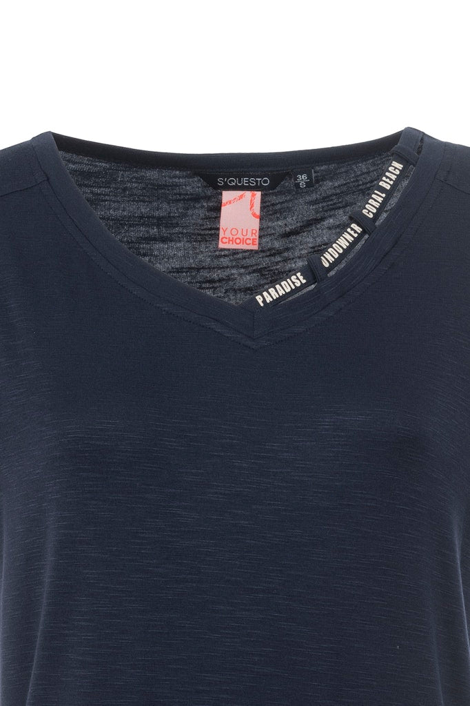 Soquesto Damen T-Shirts Blassblau