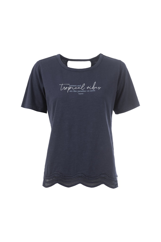 Soquesto Damen T-Shirts Weiß