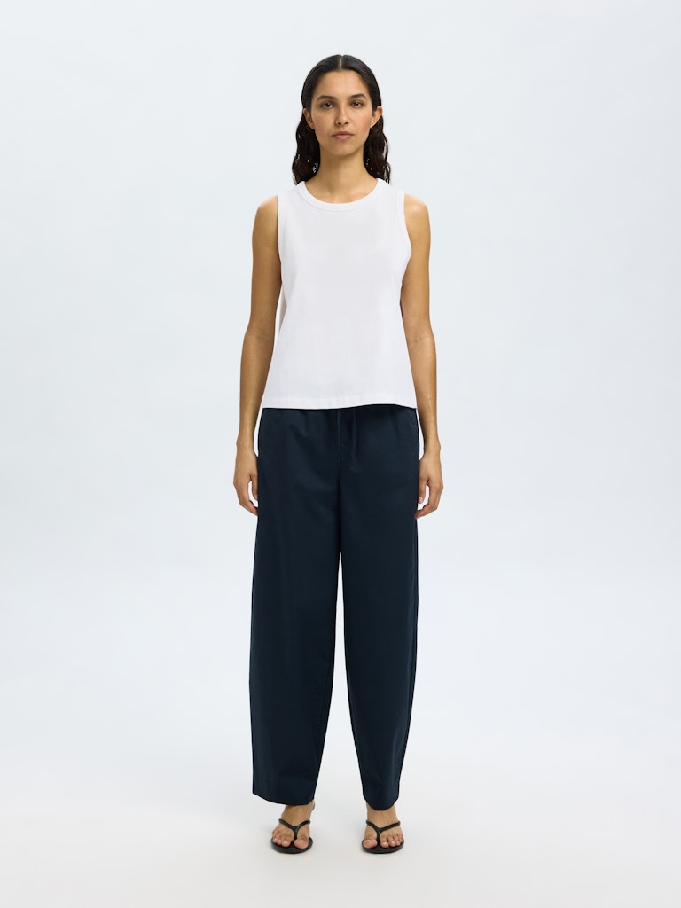Selected Femme Damen Tops Bright White