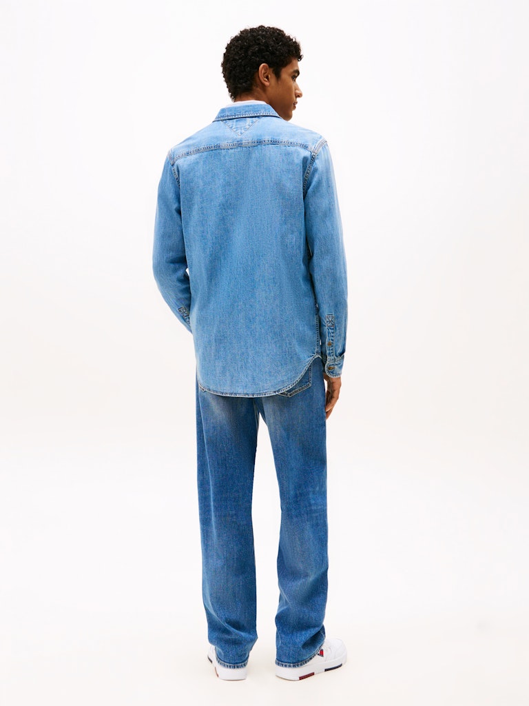 Tommy Jeans Herren Hemden lang A Denim