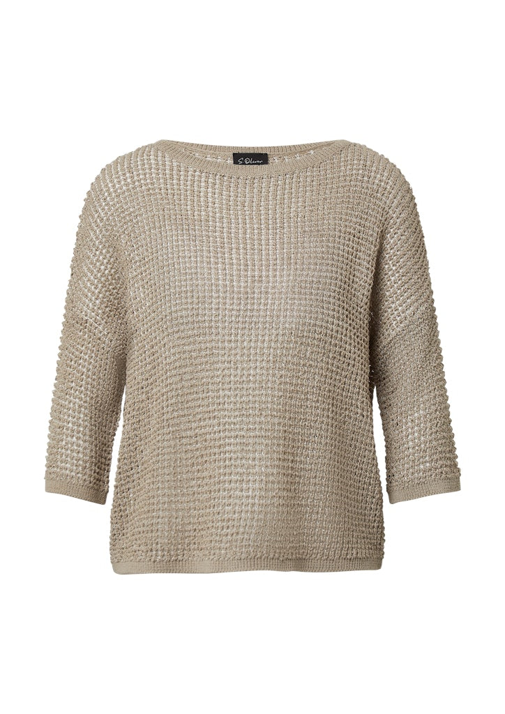 S. Oliver black Damen Pullover Brown