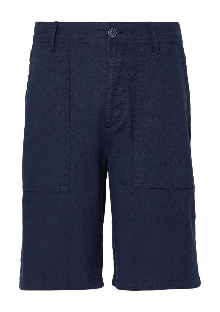 S. Oliver red Herren Shorts Blue