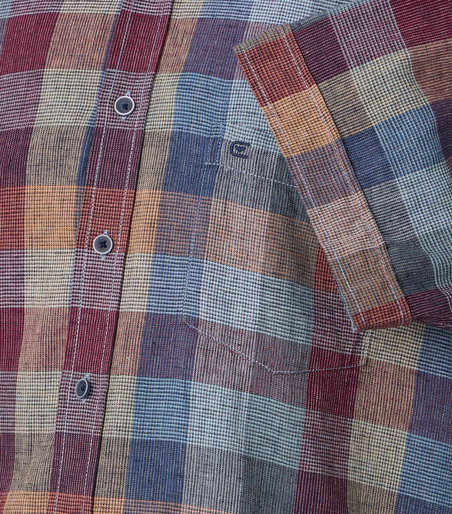 Casa Moda Herren Hemden kurz  Blau