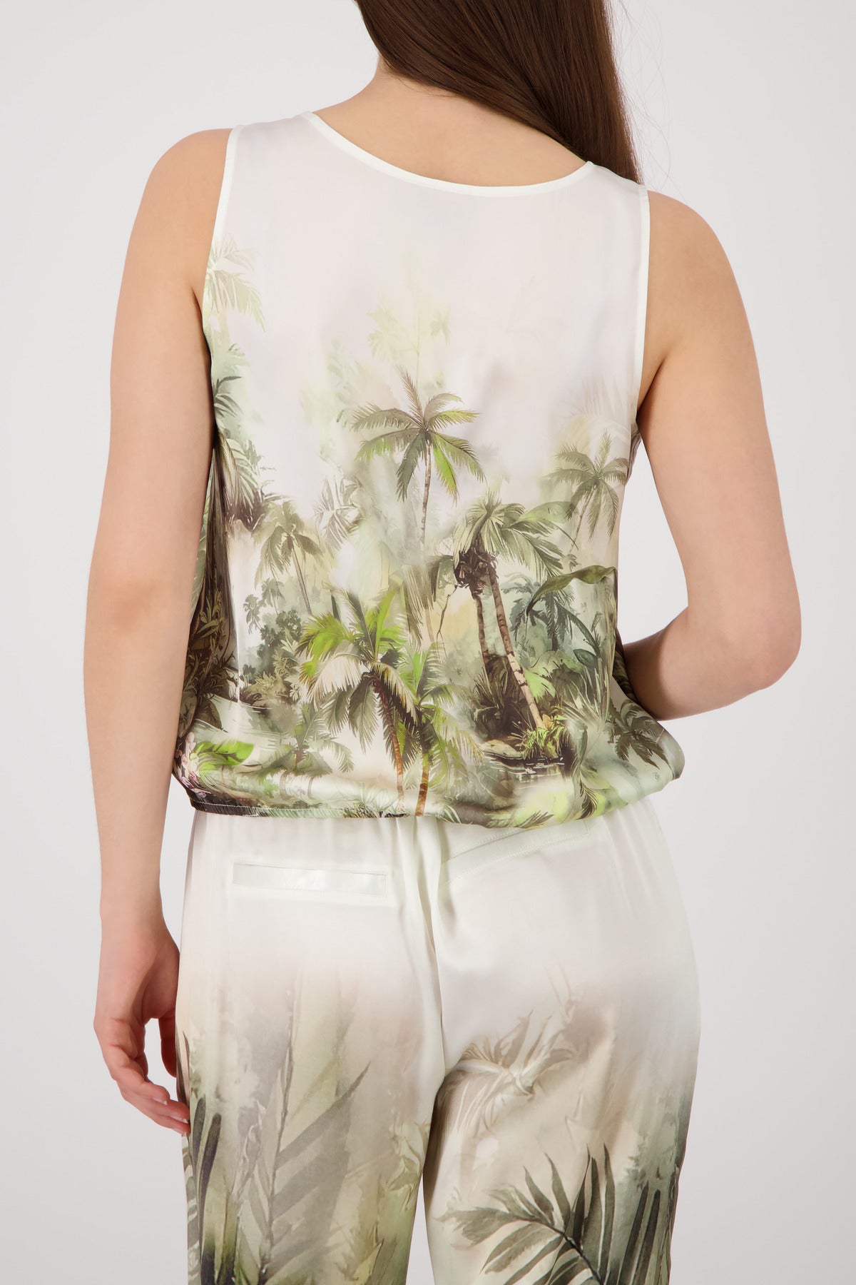 Monari Damen Tops  Olive Gemus