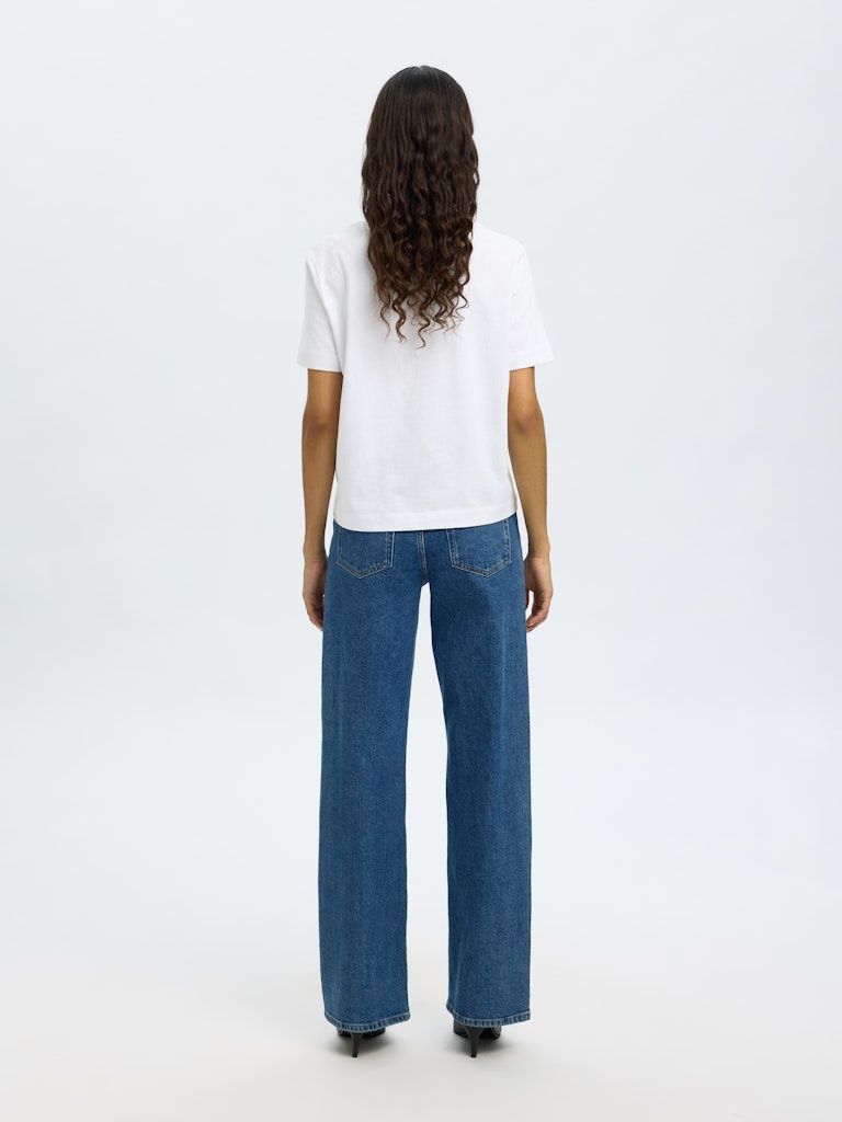Selected Femme Damen Jeans Medium Blue Den