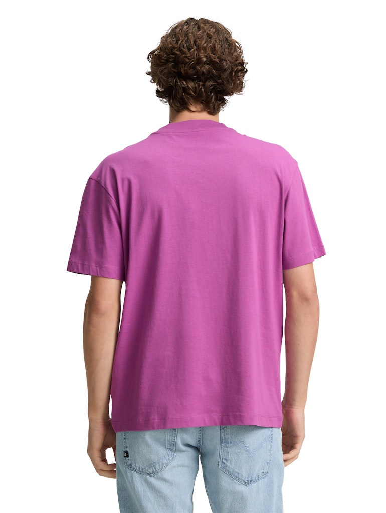 Tom Tailor denim Herren T-Shirts kurz Plum Blossom Li