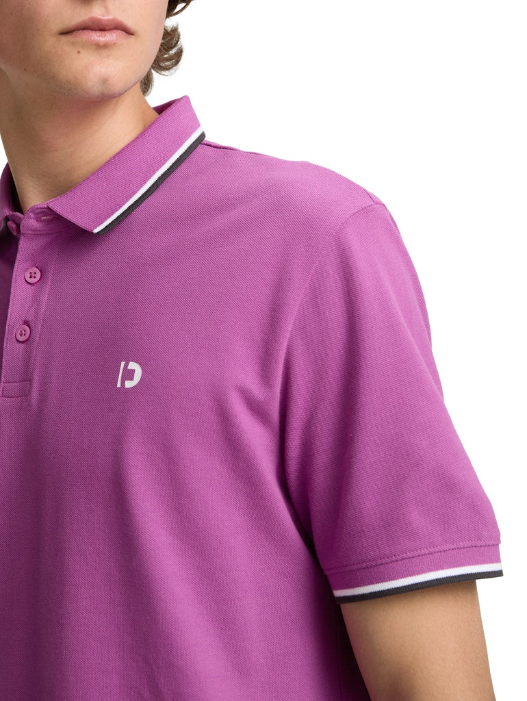 Tom Tailor denim Herren Polo-Shirts Plum Blossom Li