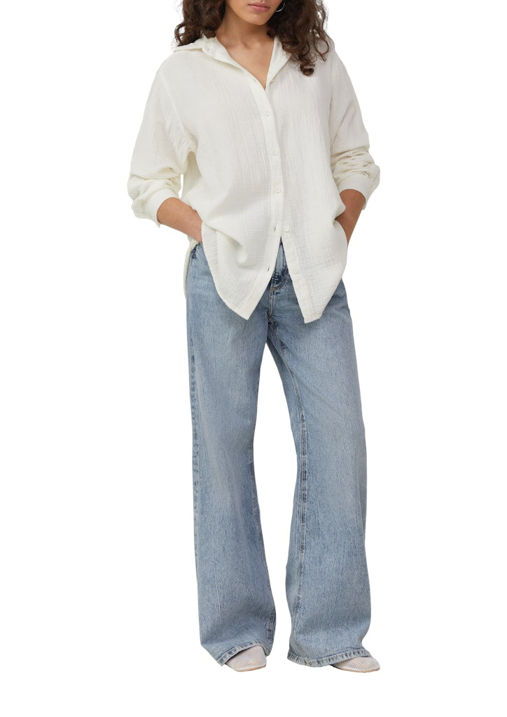 QS by S.Oliver Damen Blusen White