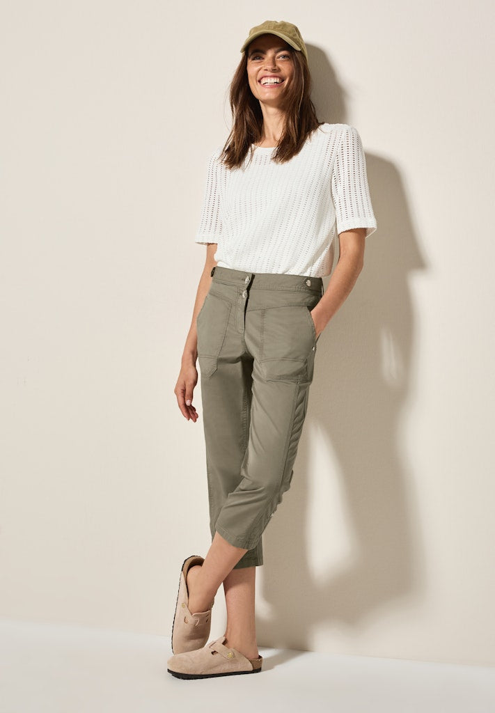 Cecil Damen Hosen  Smoky Tau