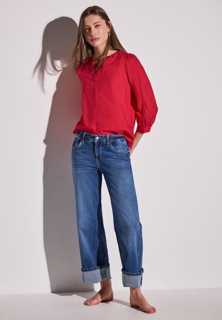 Street One Damen Blusen  Glory Red