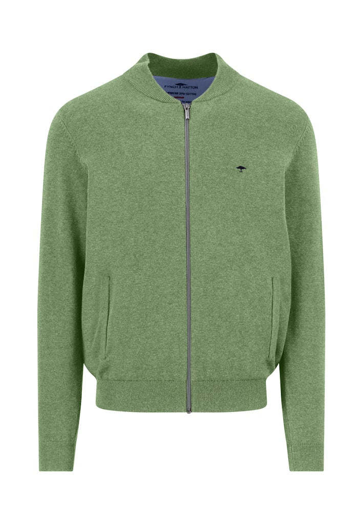 Fynch-Hatton Herren Strickjacken Avocado