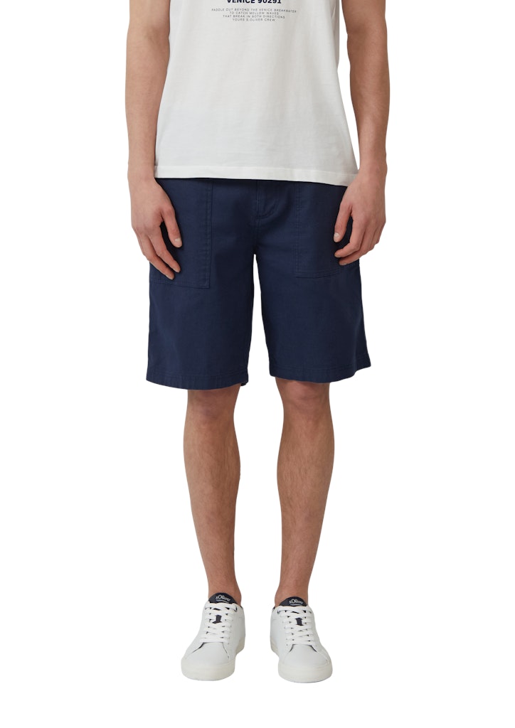 S. Oliver red Herren Shorts Blue