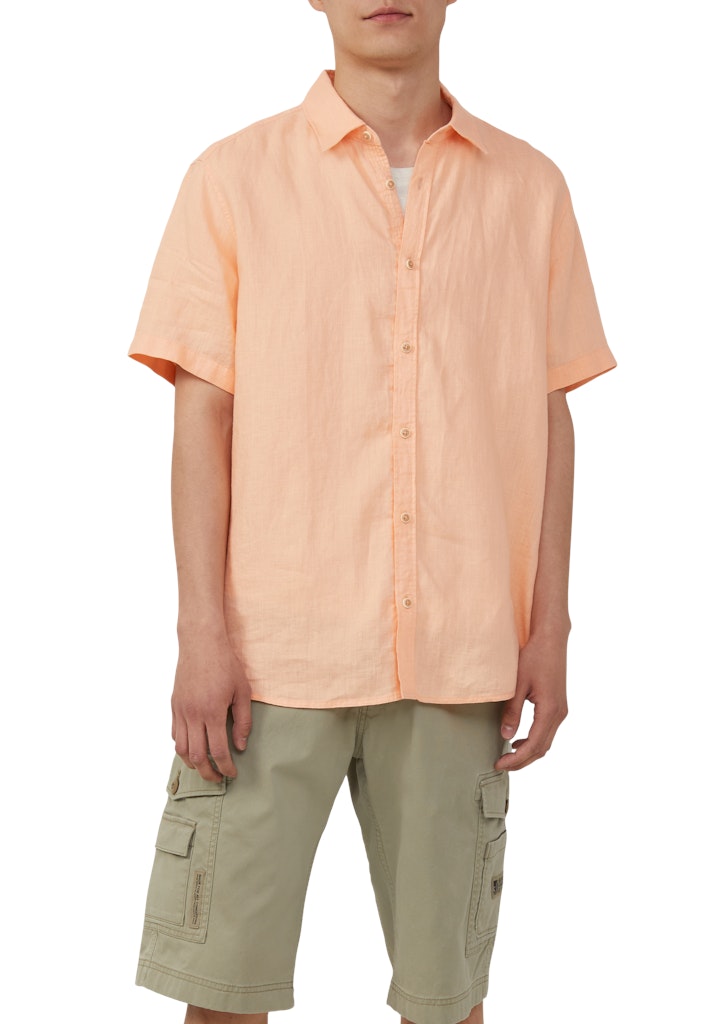 S. Oliver red Herren Hemden kurz Orange