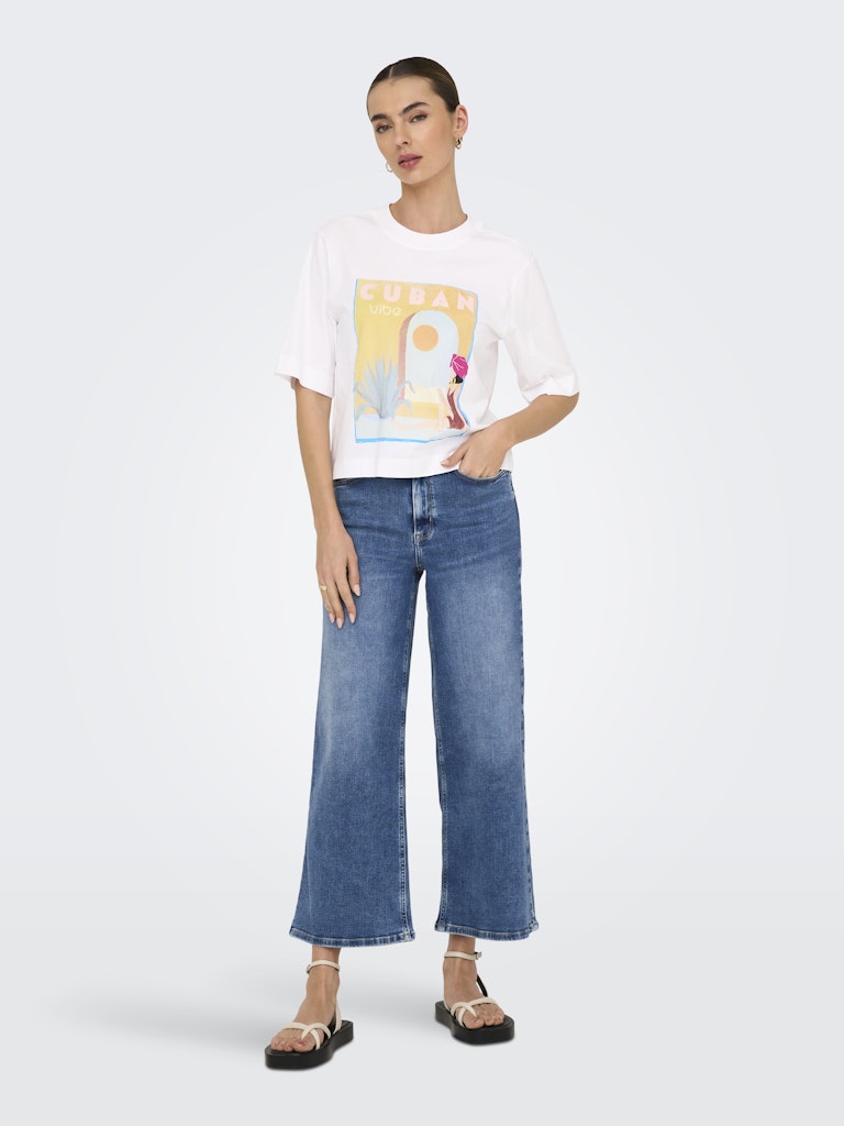 Only Damen T-Shirts Bright White/Cu