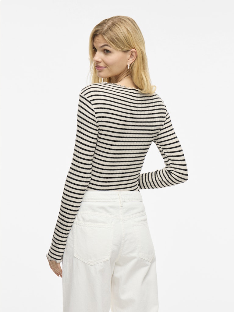 Vila Damen Tops Birch/Black