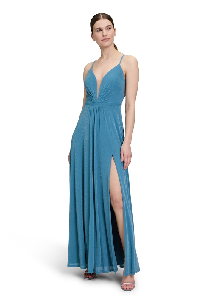 Vera Mont Damen Kleider Emerald/Silver