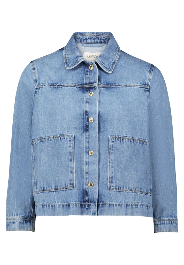 Cartoon Damen Blazer Light Blue Deni
