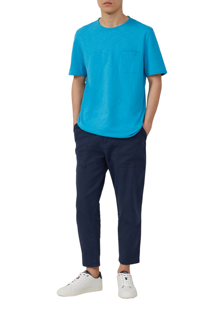 S. Oliver red Herren T-Shirts kurz Blue Green