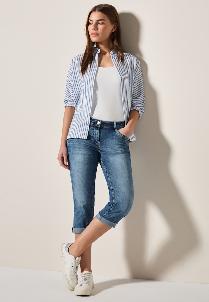 Cecil Damen Hosen  Light Blu