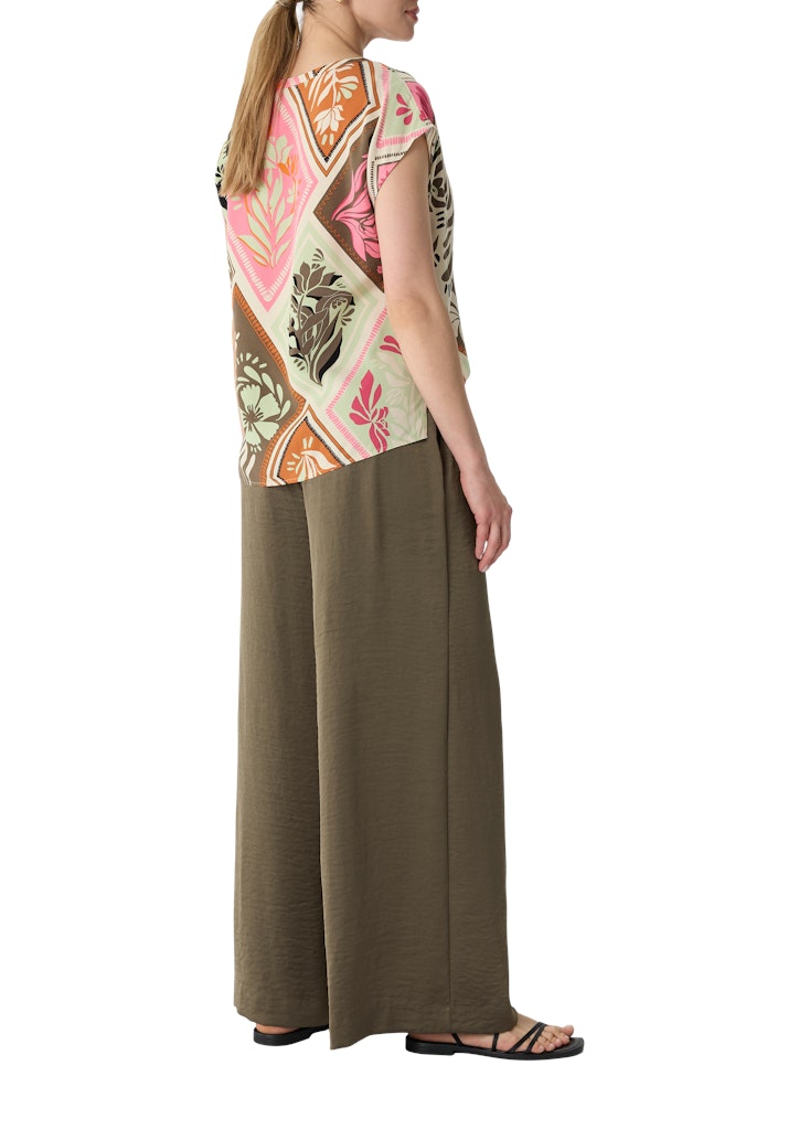 Comma Damen Blusen Lilac/Pink