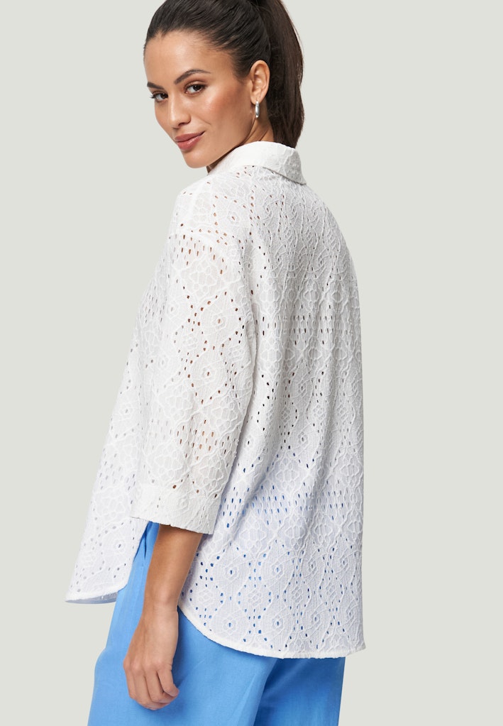 Zero Damen Blusen Brilliant White