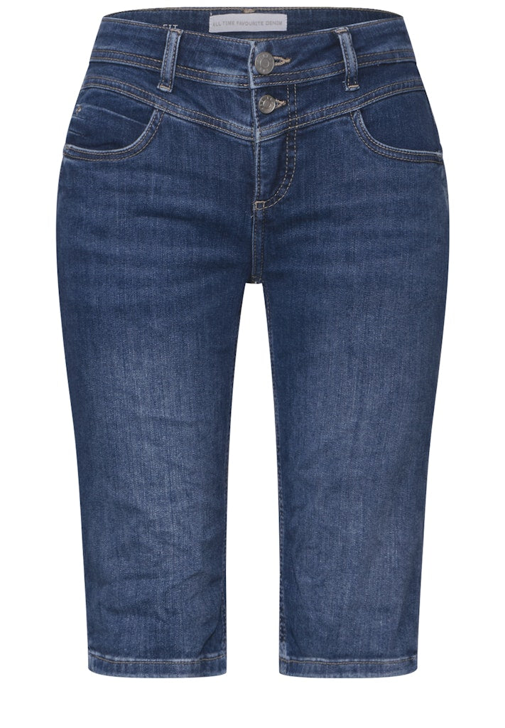 Street One Damen Hosen  Medium Bl