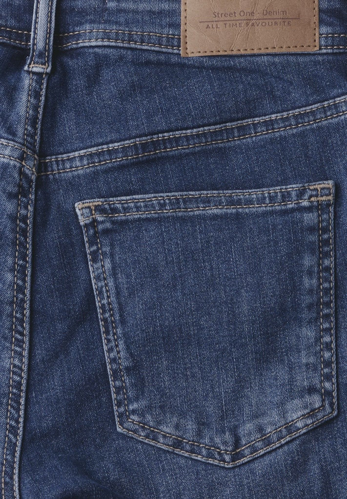 Street One Damen Hosen  Medium Bl