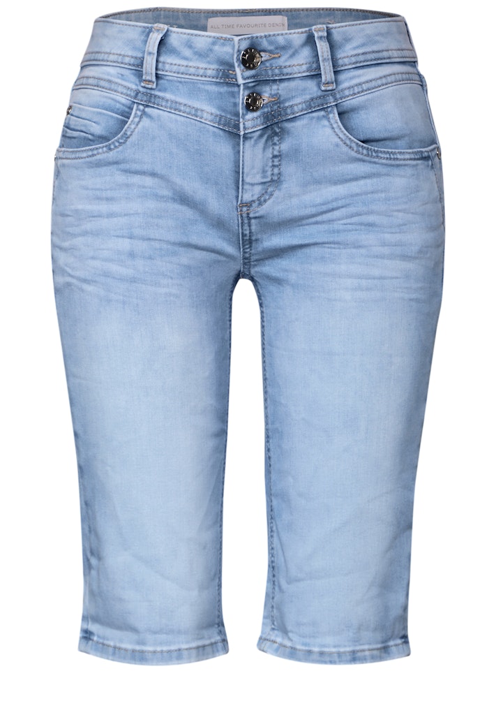 Street One Damen Hosen  Light Blu