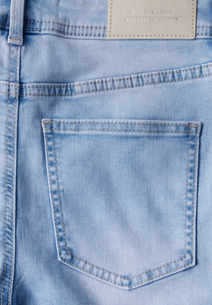 Street One Damen Hosen  Light Blu
