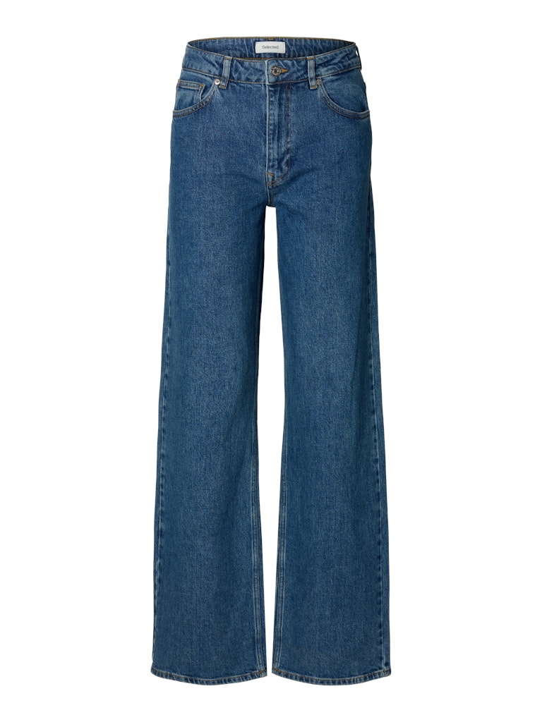 Selected Femme Damen Jeans Medium Blue Den