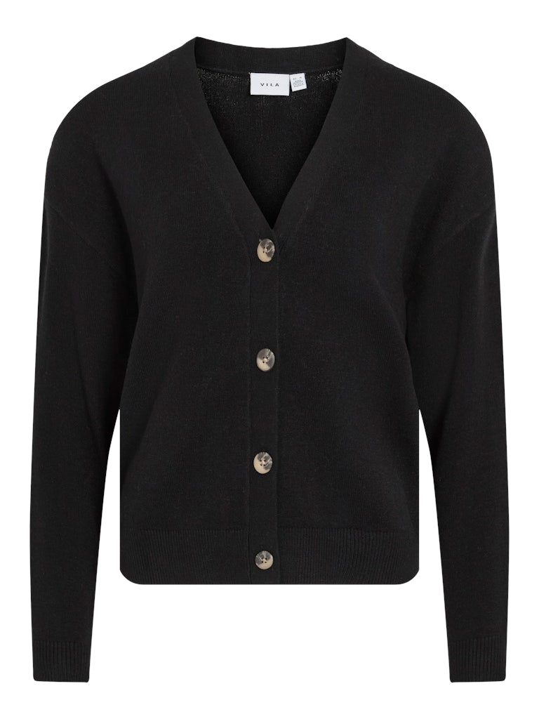 Vila Damen Strickjacken Black