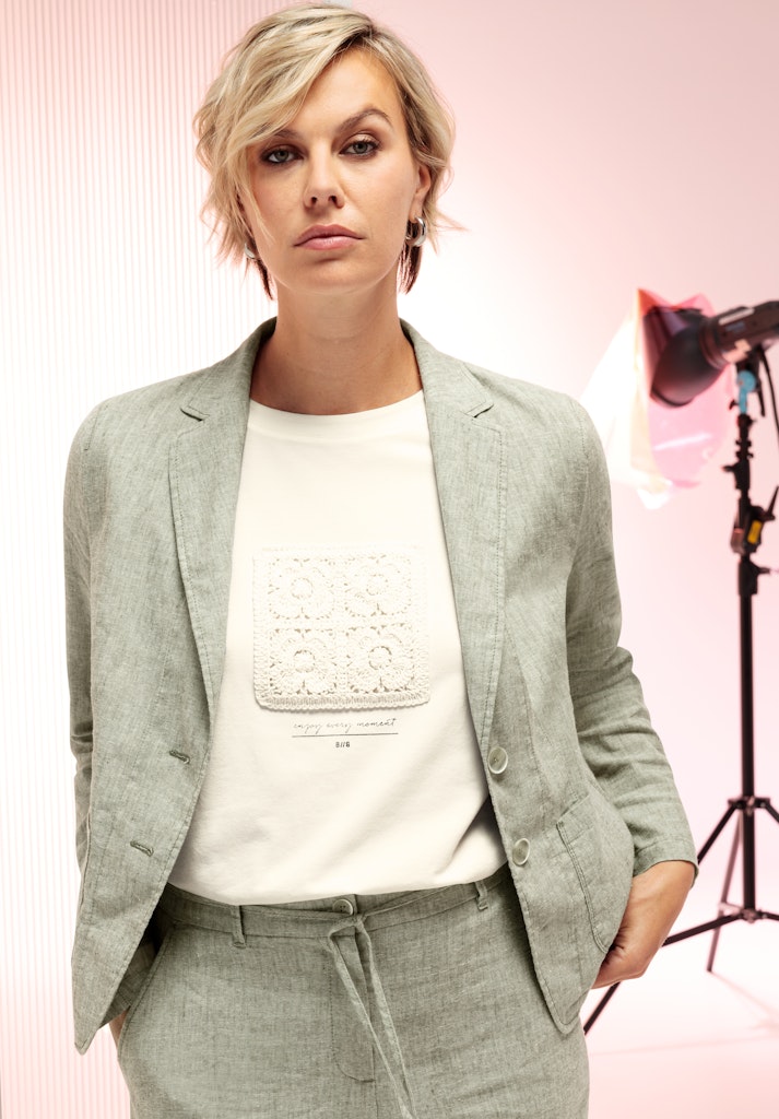 Bianca Damen Blazer Seagrass Melang