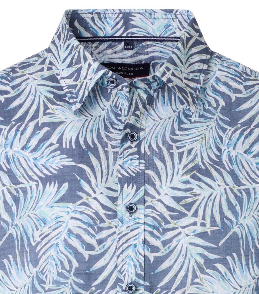 Casa Moda Herren Hemden kurz  Aqua Bis Pe