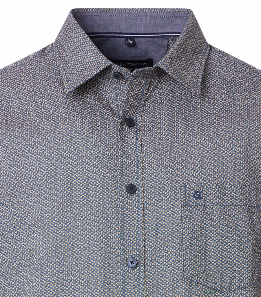 Casa Moda Herren Hemden kurz  Orange