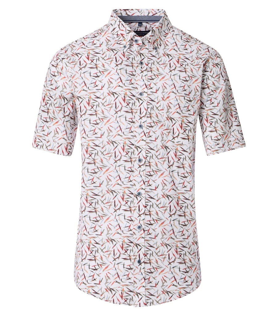 Casa Moda Herren Hemden kurz  Rot