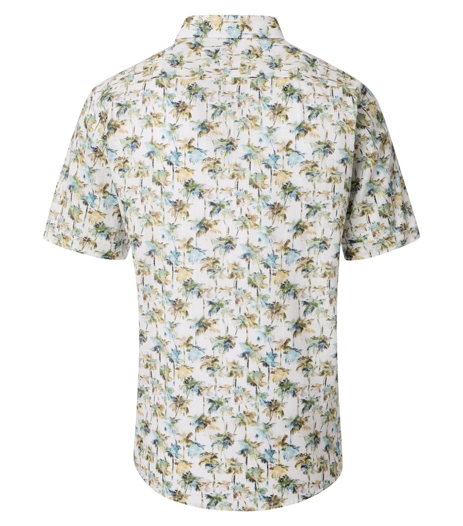 Casa Moda Herren Hemden kurz  Gruen