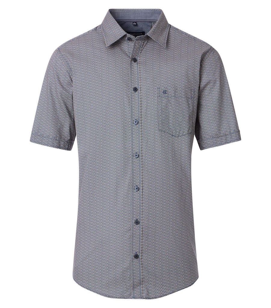 Casa Moda Herren Hemden kurz  Orange