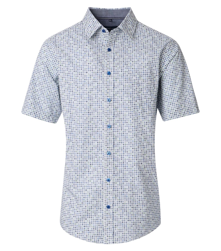 Casa Moda Herren Hemden kurz  Gruen