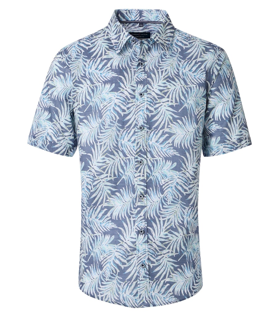 Casa Moda Herren Hemden kurz  Aqua Bis Pe