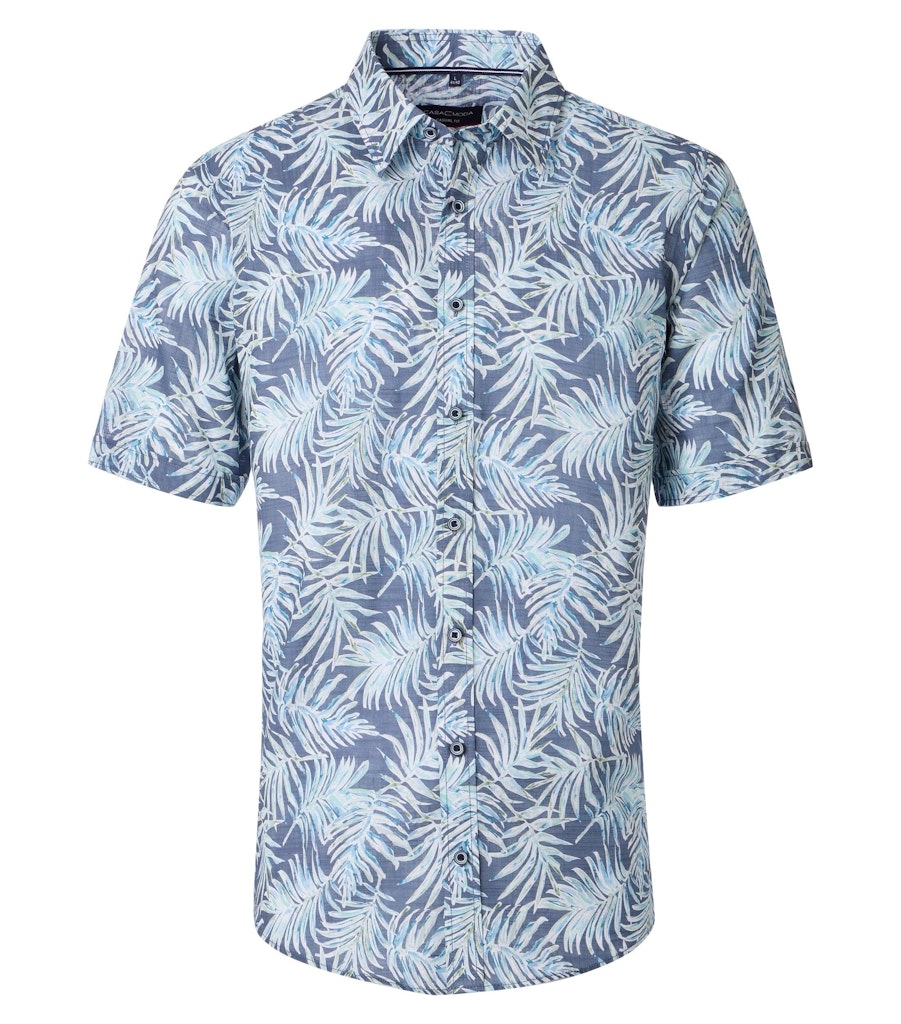 Casa Moda Herren Hemden kurz  Aqua Bis Pe