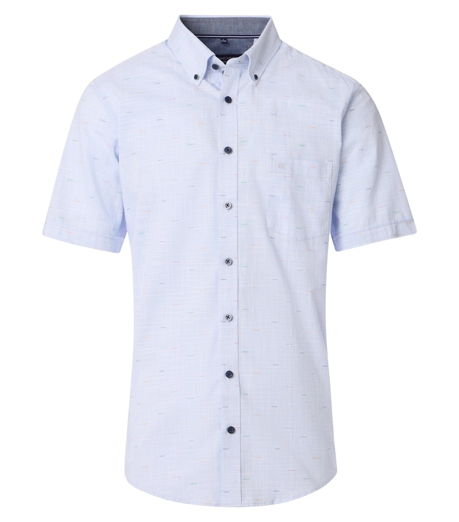 Casa Moda Herren Hemden kurz  Blau