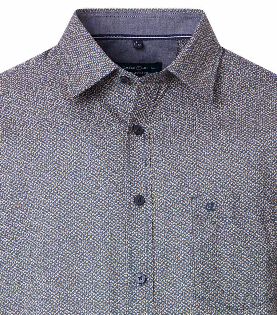 Casa Moda Herren Hemden kurz  Orange