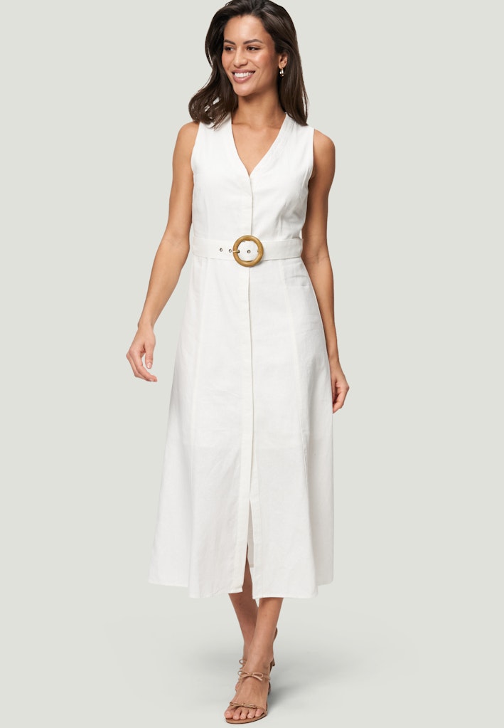 Zero Damen Kleider Brilliant White
