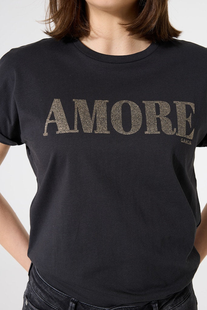 Garcia Damen T-Shirts Antracite